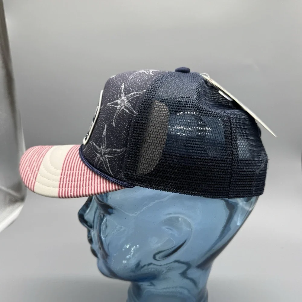 Salt Life Honor Youth Boys Baseball Cap‎ Navy Starfish Palm Mesh Snapback OSFM